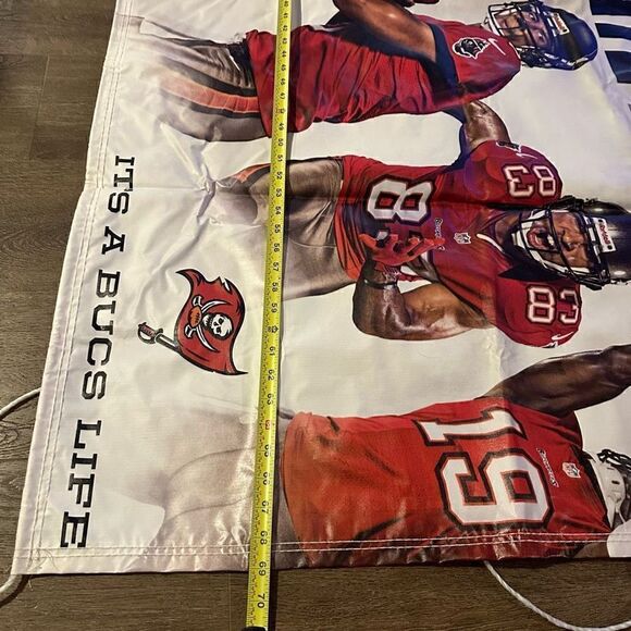 Tampa Bay Buccaneers Tailgate Man Cave Canvas  Coke Zero Large Banner 68”x34 - Picture 9 of 10